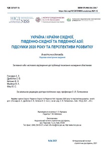 Ukraine and Countries of Eastern, Southeastern and Southern Asia: Results of 2020 and Prospects of Development