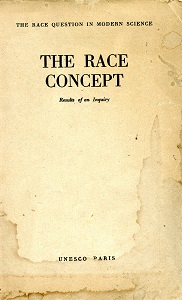The Race Concept. Results of an Inquiry. Cover Image