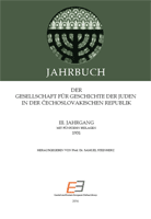 Annual of the Association for the History of the Jews in the Čechoslovak Republic III Cover Image