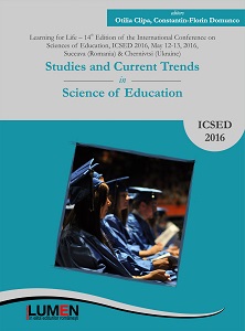 Studies and Current Trends in Science of Education - ICSED 2016 Cover Image