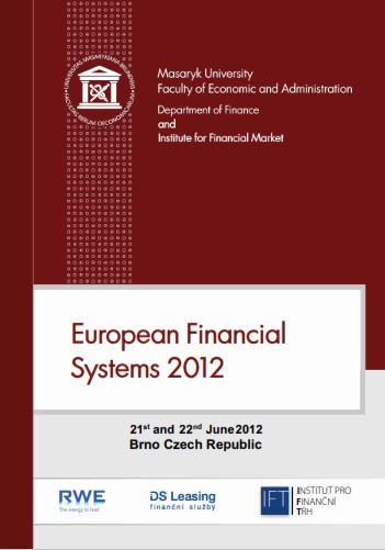 European Financial Systems 2012: 21st and 22nd June 2012