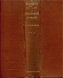 A Political History of Contemporary Europe since 1814. Vol. II Cover Image