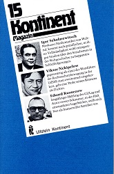 КОНТИНЕНТ / CONTINENT East-West-Forum – Issue 1980 / 15