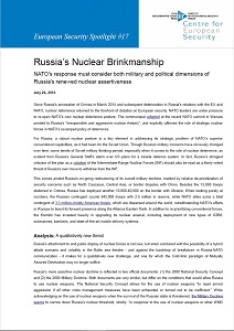 Russia’s Nuclear Brinkmanship - NATO's response must consider both military and political dimensions of Russia's renewed nuclear assertiveness