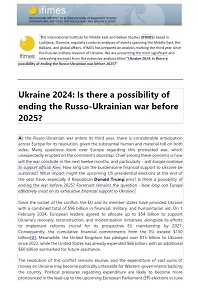 Ukraine 2024: Is there a possibility of ending the Russo-Ukrainian war before 2025?