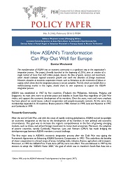 №146: How ASEAN’s Transformation Can Play Out Well for Europe Cover Image