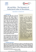 Погодоци и промашувања – динамика на непријавената работа во Македонија