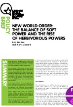 NEW WORLD ORDER: THE BALANCE OF SOFT POWER AND THE RISE OF HERBIVOROUS POWERS