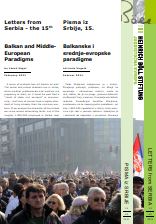 15th Letter from Serbia: Balkan and Central-European Paradigms.