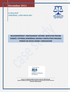 Inequality and Inefficiency of the Free Legal Aid System and the Need for the Adoption of the Law on Free Legal Aid at the Level of Bosnia and Herzegovina Cover Image