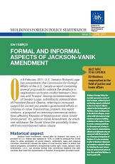 Formal and Informal Aspects of the Jackson-Vanik Amendment