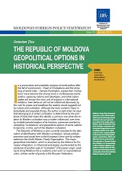 The Republic of Moldova - Geopolitical Options in Historical Perspective Cover Image