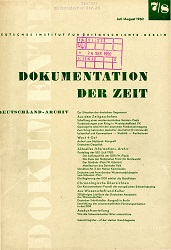 Documentation of Time 1950 / 07+08 Cover Image