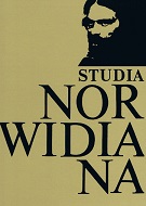 "Studia Norwidiana". The contents of Volumes 11-25 Cover Image