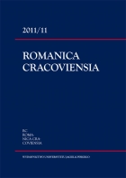 Research in Romance linguistics in Poland at the beginning of the XXI century Cover Image