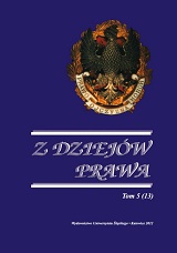 Crimes against population and property in the Criminal Code of Polish Army from 1944 Cover Image