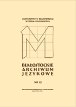 Patterns of formulas in notarial contracts from Łukow, from the beginning of the 19th-century Cover Image