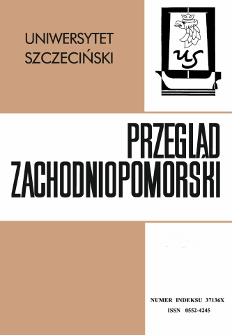The activity of Teodor Lewandowski, inspector of the Bydgoszcz Voivodship Public Security Office in Złotów in 1945 Cover Image