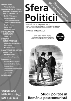 Parliamentary immunity – limit of democracy in postcommunist Romania Cover Image