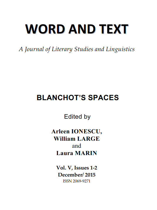 Introduction: Blanchot’s Spaces Cover Image