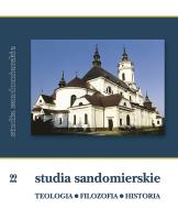 The bibliography of the letters of Sandomierz Seminary professors  (Fr Wincenty Granat) Cover Image