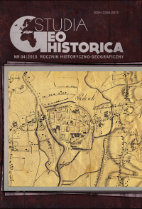 Sprawozdanie z konferencji „Geografia historyczna. Wyzwania przyszłości” – Łódź, 11–12 czerwca 2015 r. Cover Image
