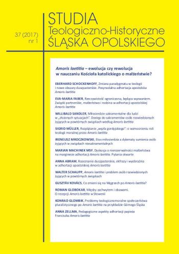 Moral theological problems of a pluralistic society after Amoris laetitia: the example of Upper Silesia. Cover Image