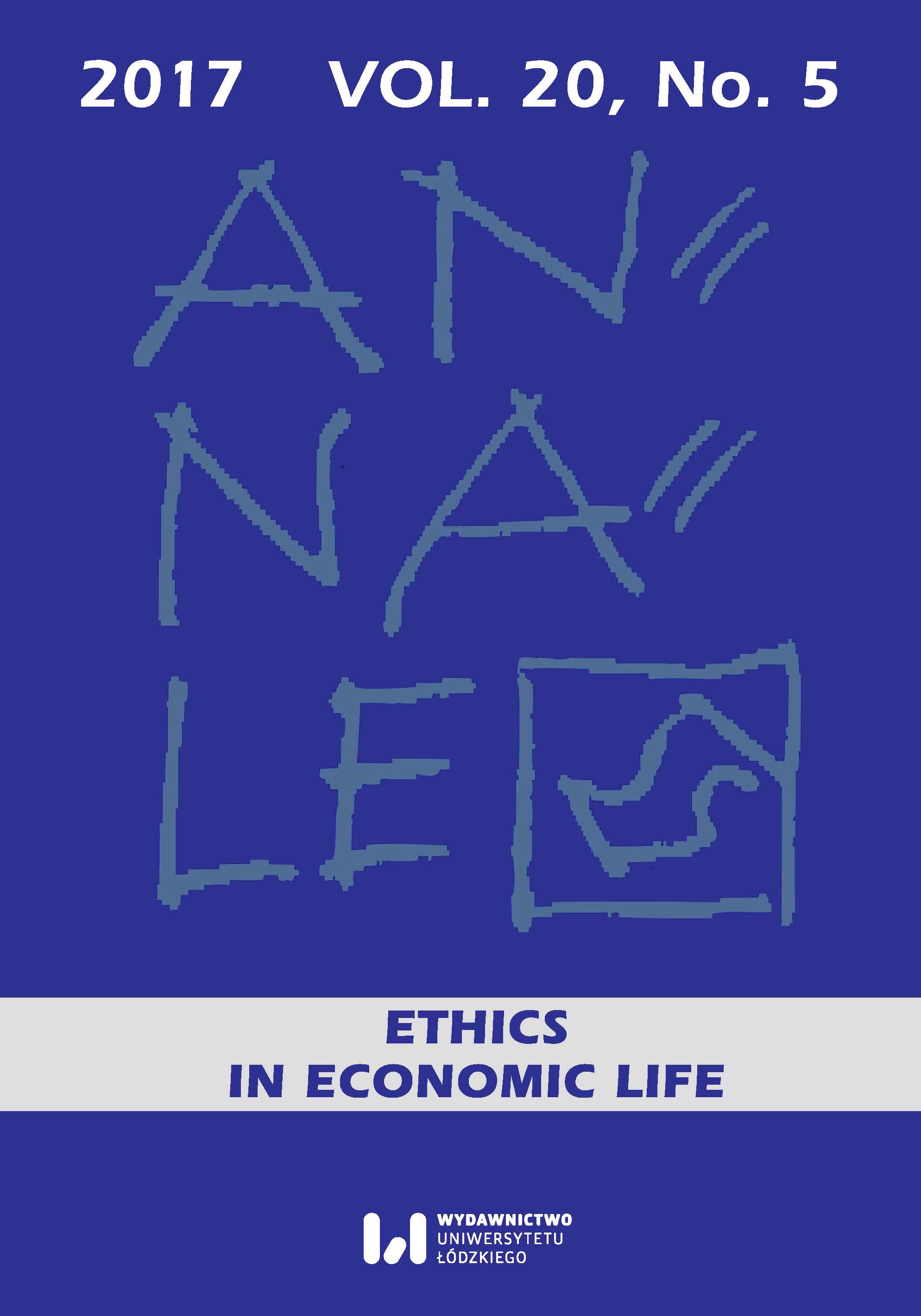 Axiological entanglement of economics Cover Image
