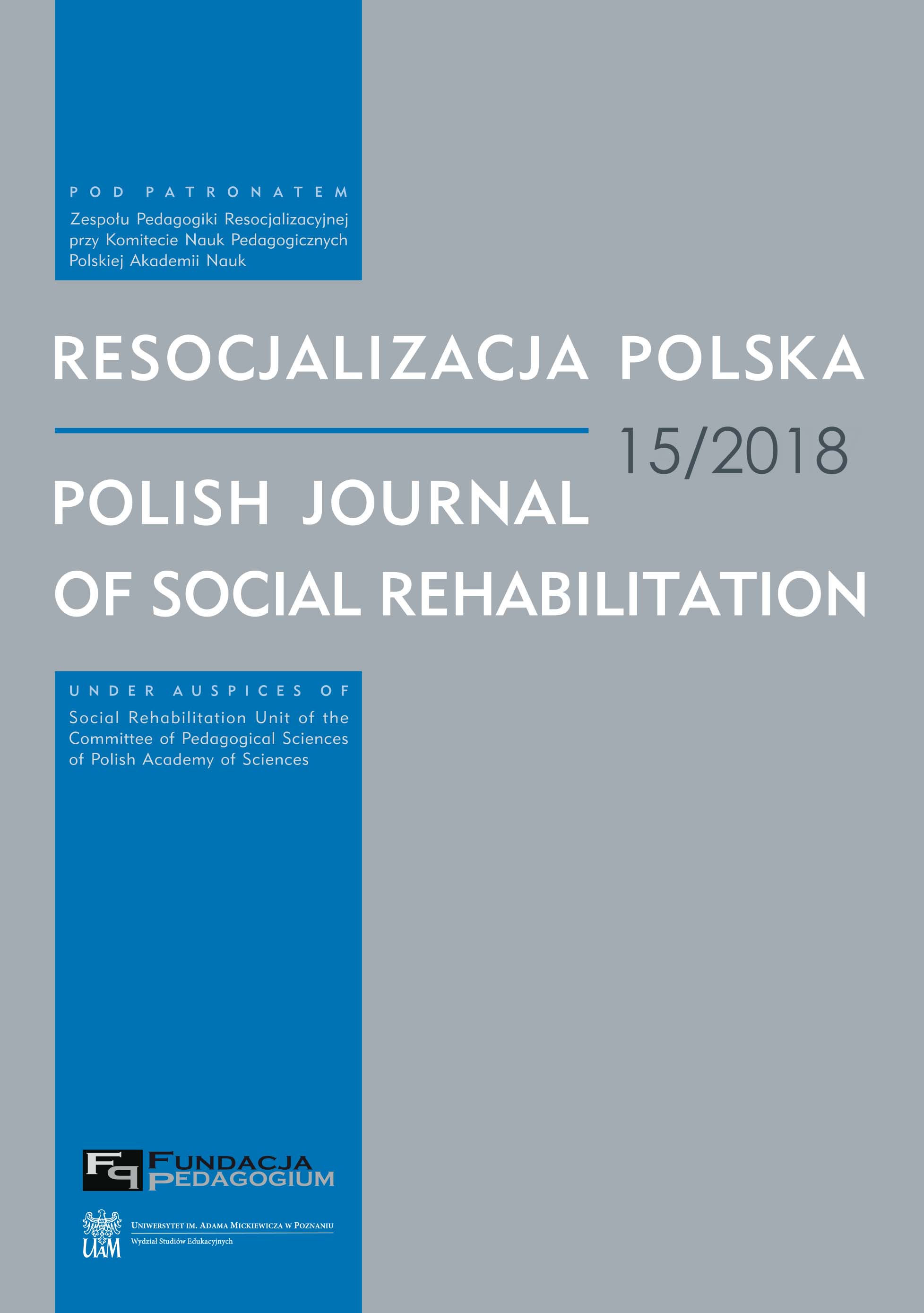 Juveniles and their relations with police in open environment In the perspective of social prevention and rehabilitation. Cover Image