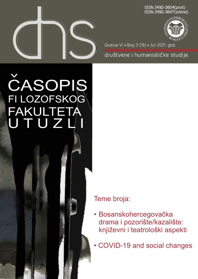 Implications of the Repertoire of Croatian National Theatre in Mostar 1993-2005. Cover Image