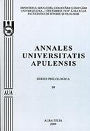 Annals of the University of Alba Iulia - Series Philology
