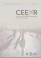 Central and Eastern European Migration Review Cover Image