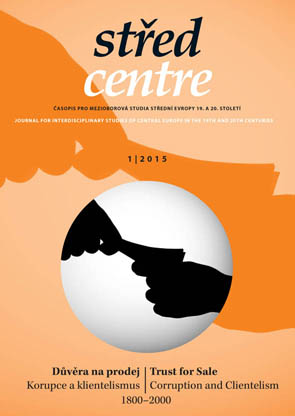 Centre. Journal for Interdisciplinary Studies of Central Europe in the 19th and 20th Centuries Cover Image