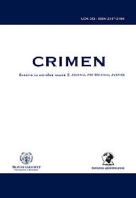 CRIMEN - Journal for Criminal Justice