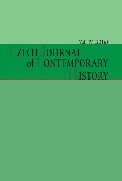 Czech Journal of Contemporary History Cover Image