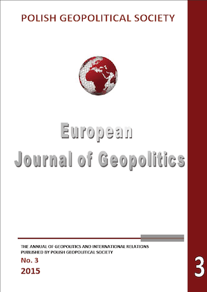European Journal of Geopolitics Cover Image