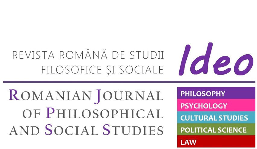 Ideo: Romanian Journal of Philosophical and Social Studies Cover Image