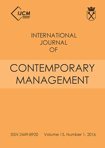 International Journal of Contemporary Management Cover Image