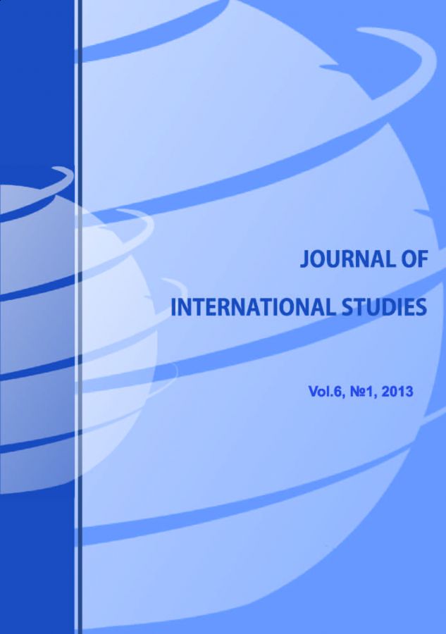 Journal of International Studies Cover Image