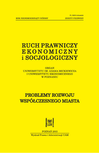 Poznań Journal of Law, Economics and Sociology