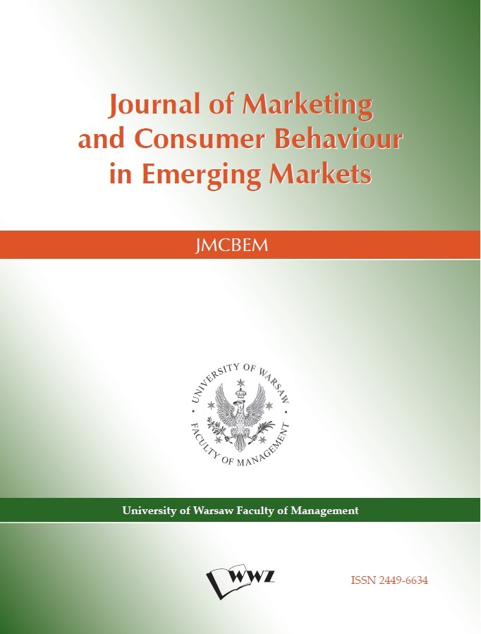 Journal of Marketing and Consumer Behaviour in Emerging Markets Cover Image