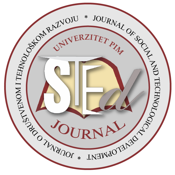 Journal of Social and Technological Development – STED Journal