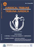 Juridical Tribune Cover Image