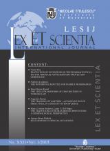 LESIJ - Lex ET Scientia International Journal
