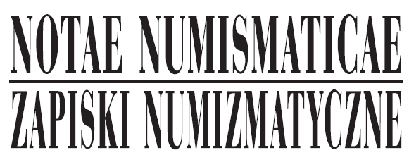 Notae Numismaticae. Numismatic Notes Cover Image