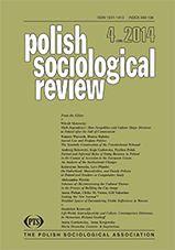 Polish Sociological Review Cover Image