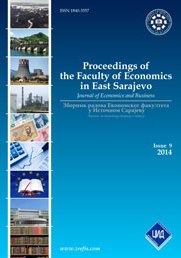 Proceedings of the Faculty of Economics in East Sarajevo  Cover Image
