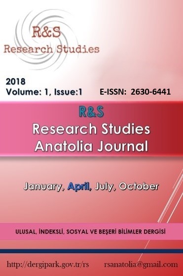 R&S - Research Studies Anatolia Journal
