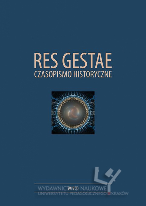 Res Gestae. Historical Journal. Cover Image