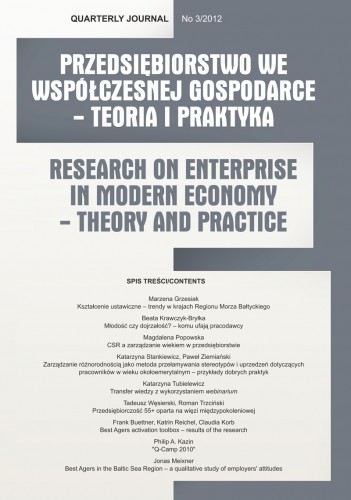 Research on Enterprise in Modern Economy – Theory and Practice
